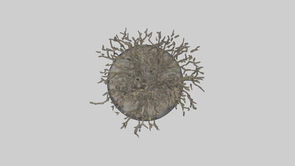 3D model Roots in Motion statue model VR / AR / low-poly