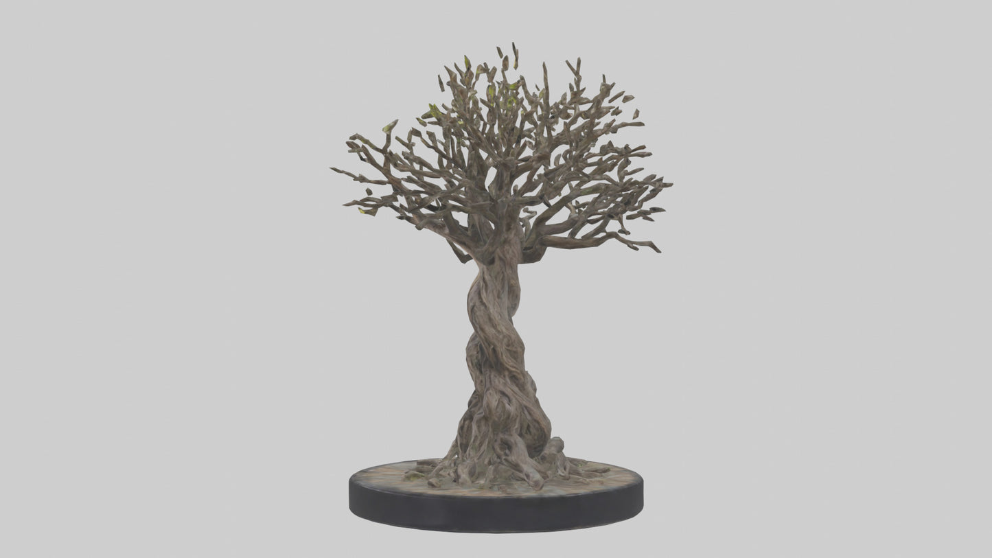 3D model Roots in Motion statue model VR / AR / low-poly