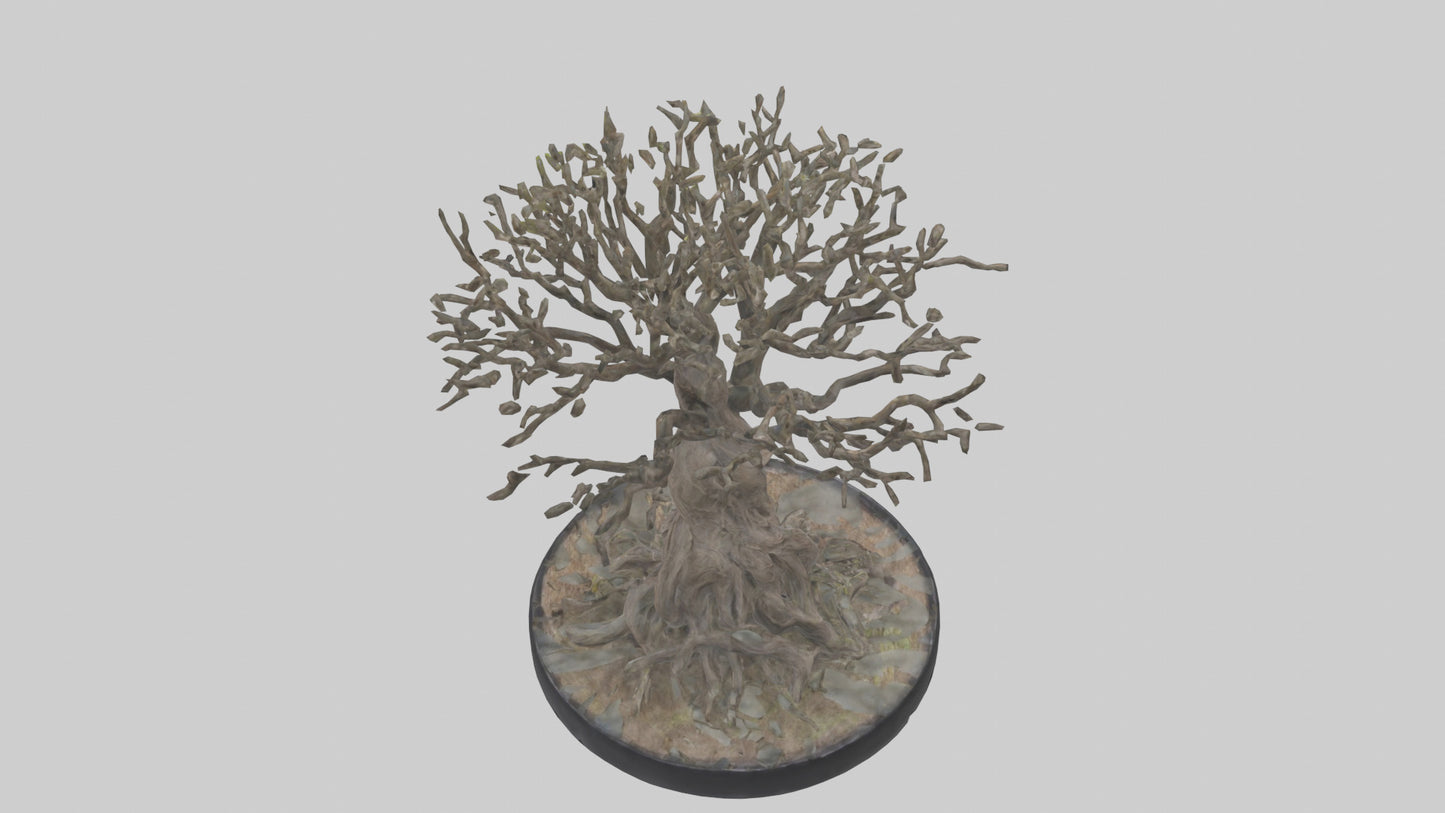 3D model Roots in Motion statue model VR / AR / low-poly