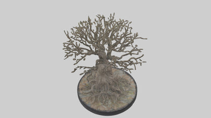 3D model Roots in Motion statue model VR / AR / low-poly