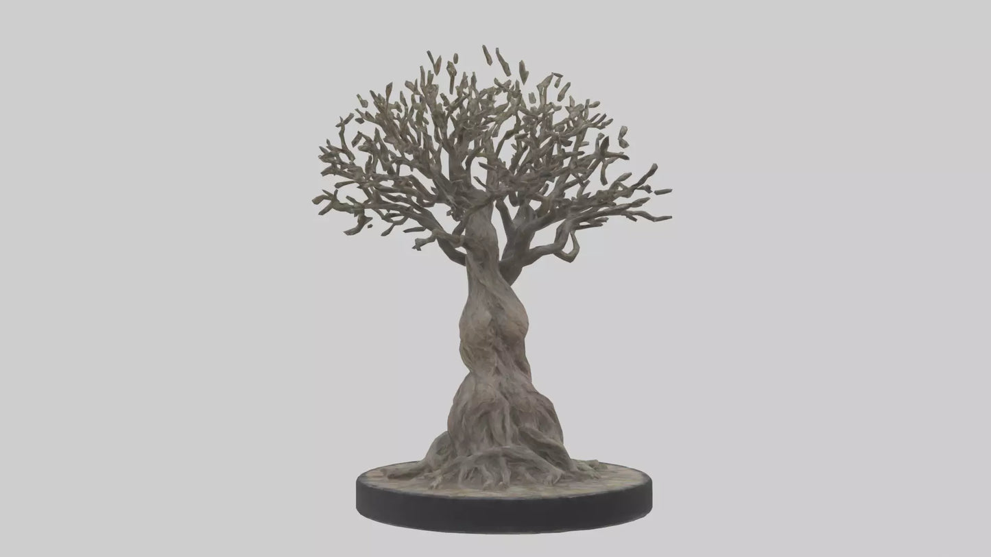 3D model Roots in Motion statue model VR / AR / low-poly