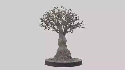 3D model Roots in Motion statue model VR / AR / low-poly
