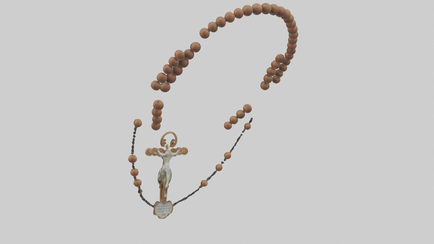 3D model Rosary Model VR / AR / low-poly