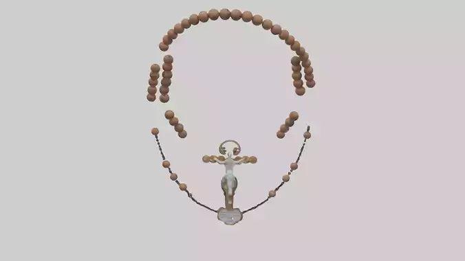 3D model Rosary Model VR / AR / low-poly