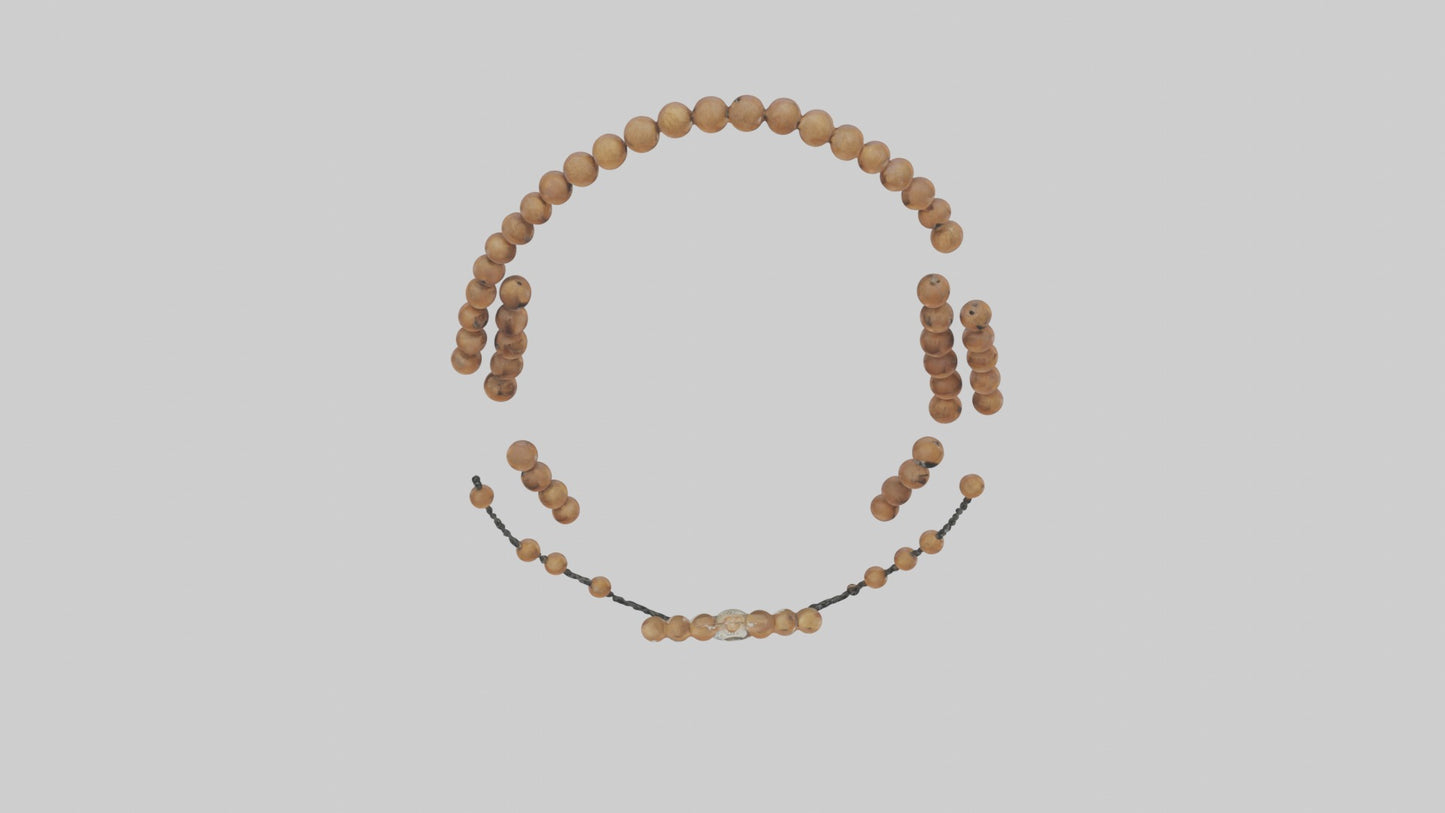 3D model Rosary Model VR / AR / low-poly
