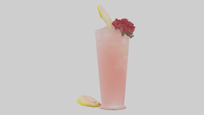 Rose lemonade model VR / AR / low-poly