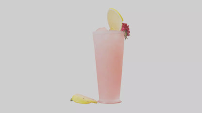 Rose lemonade model VR / AR / low-poly