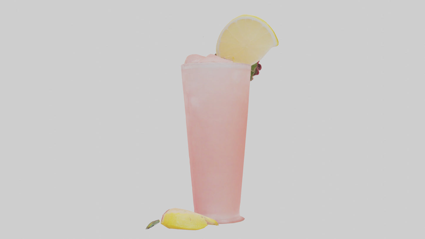 Rose lemonade model VR / AR / low-poly