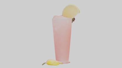Rose lemonade model VR / AR / low-poly