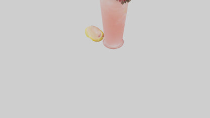 Rose lemonade model VR / AR / low-poly