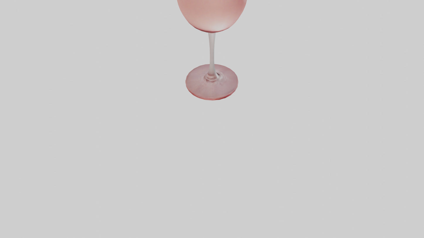 3D model Rose wine model VR / AR / low-poly