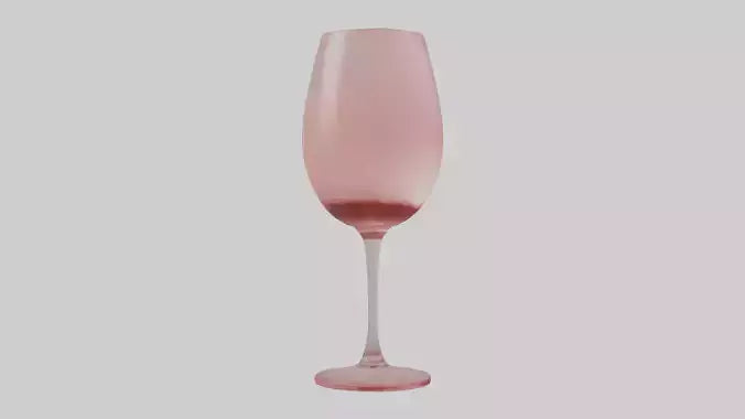 3D model Rose wine model VR / AR / low-poly
