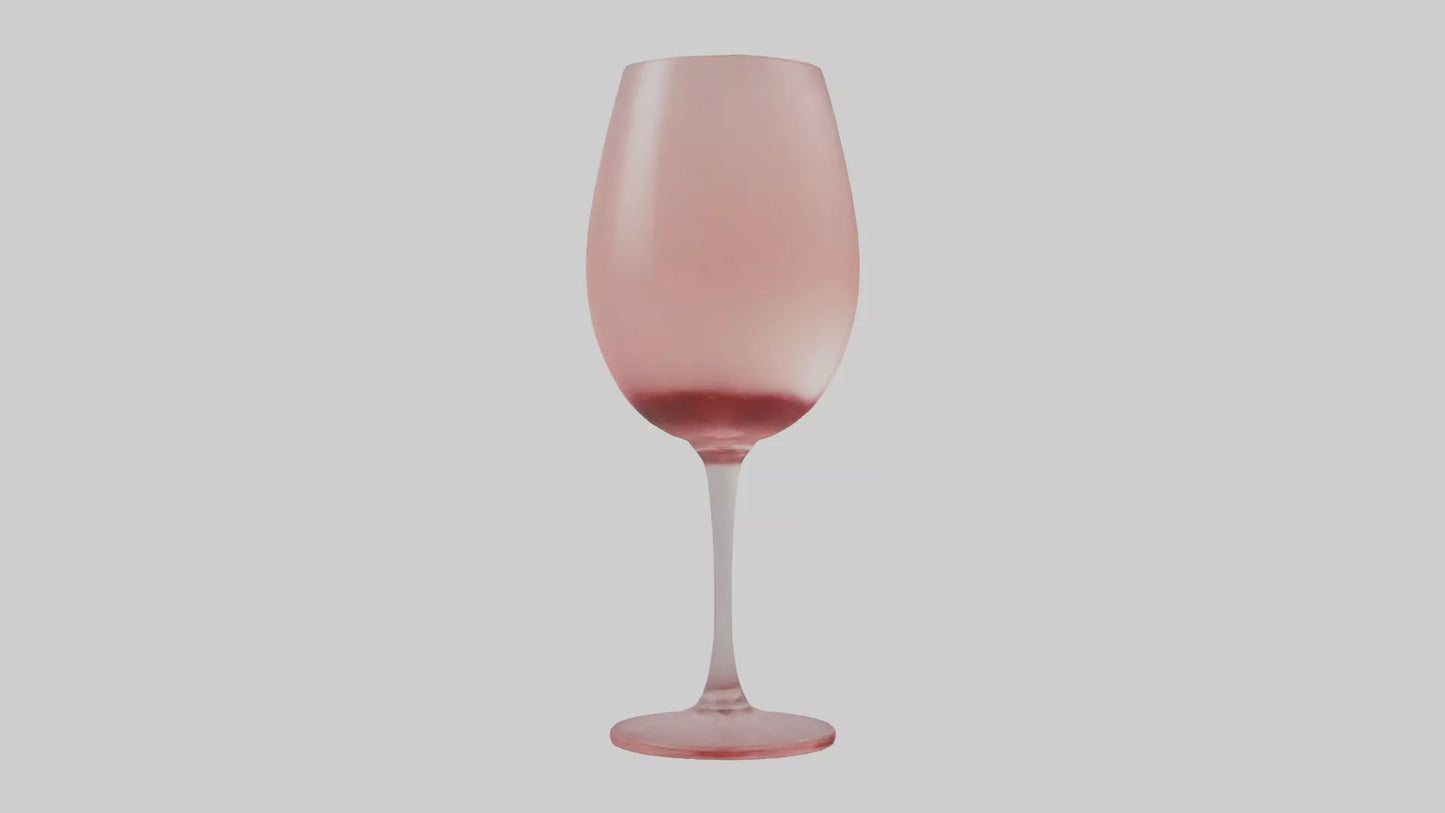 3D model Rose wine model VR / AR / low-poly