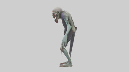 3D model Rotten undead model VR / AR / low-poly