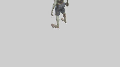 Rotting zombie model 3D model