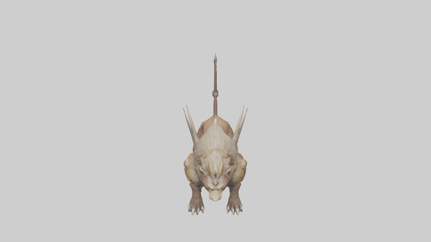3D model Royal Beast model VR / AR / low-poly