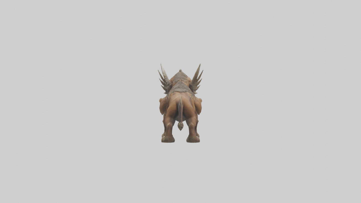 3D model Royal Beast model VR / AR / low-poly