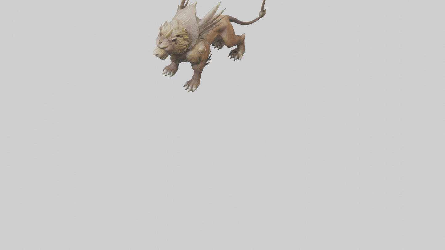 3D model Royal Beast model VR / AR / low-poly