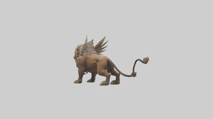 3D model Royal Beast model VR / AR / low-poly