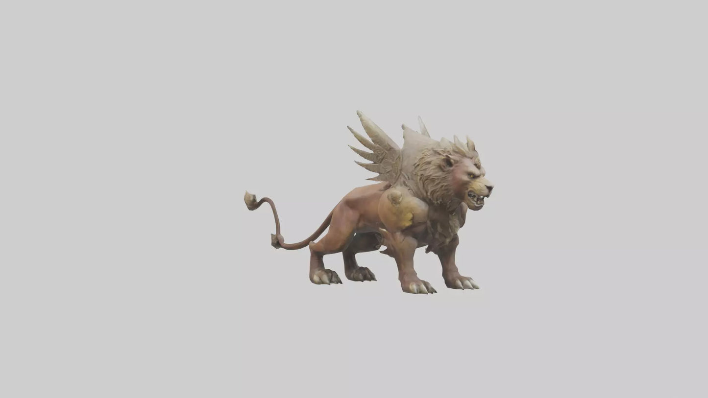 3D model Royal Beast model VR / AR / low-poly