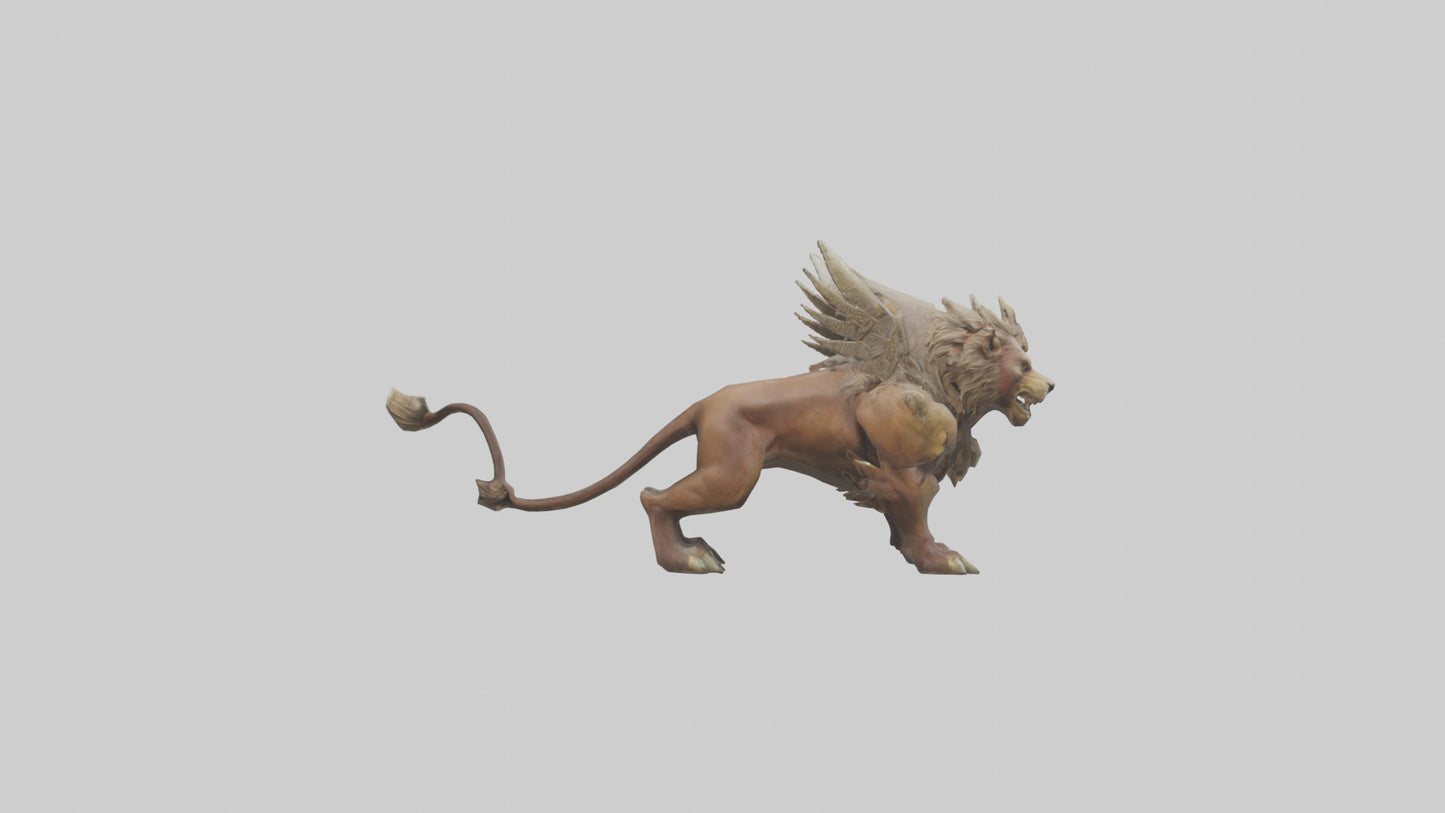 3D model Royal Beast model VR / AR / low-poly