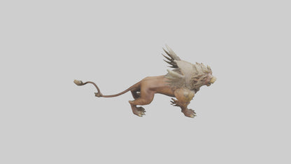 3D model Royal Beast model VR / AR / low-poly