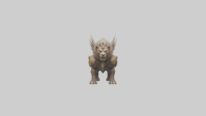 3D model Royal Beast model VR / AR / low-poly