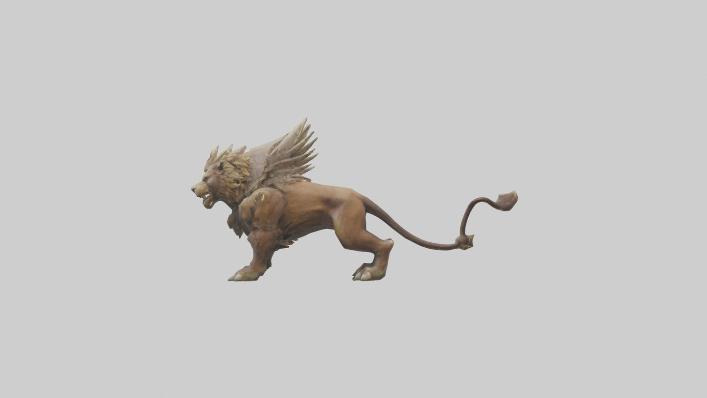 3D model Royal Beast model VR / AR / low-poly