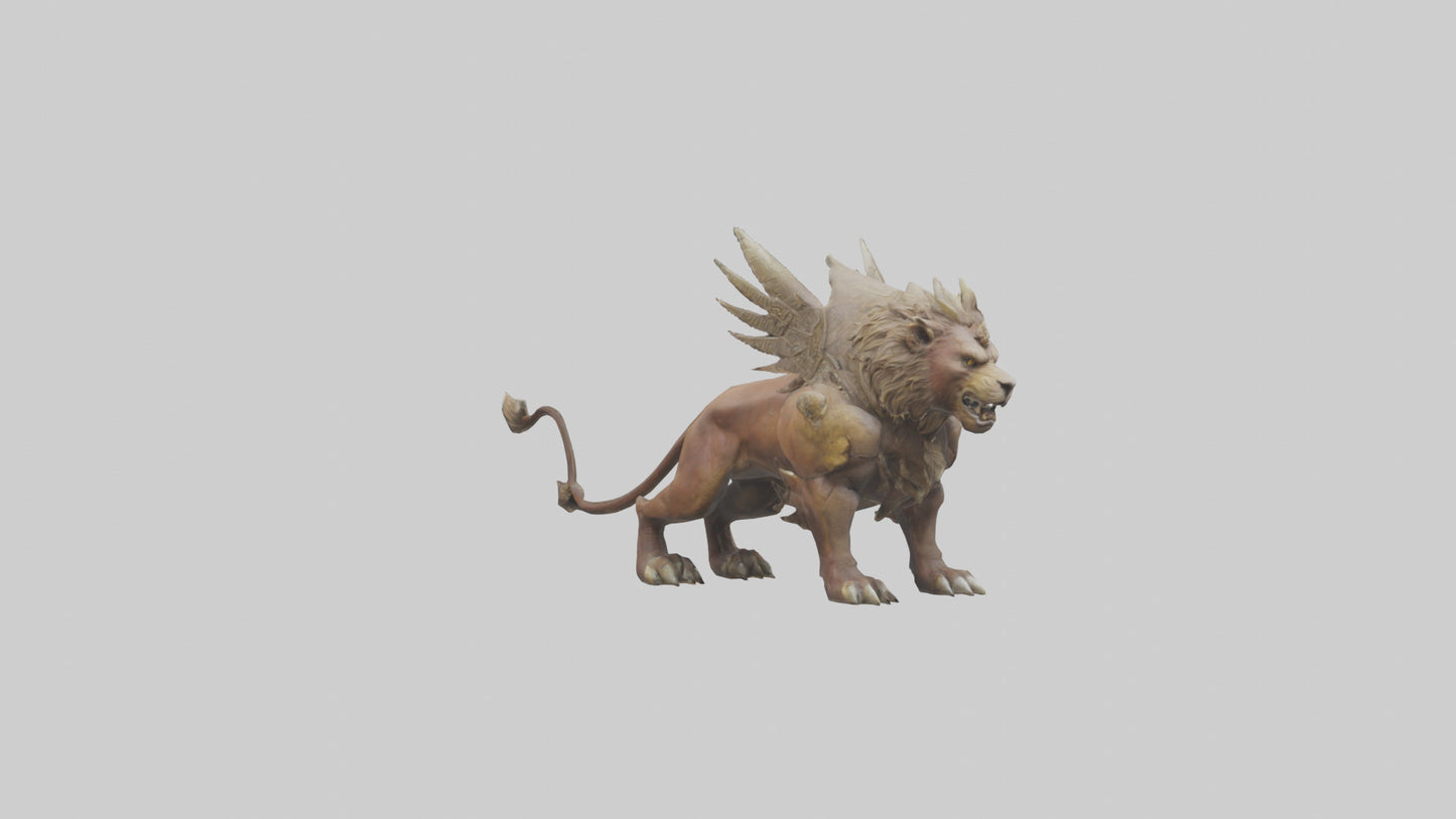 3D model Royal Beast model VR / AR / low-poly