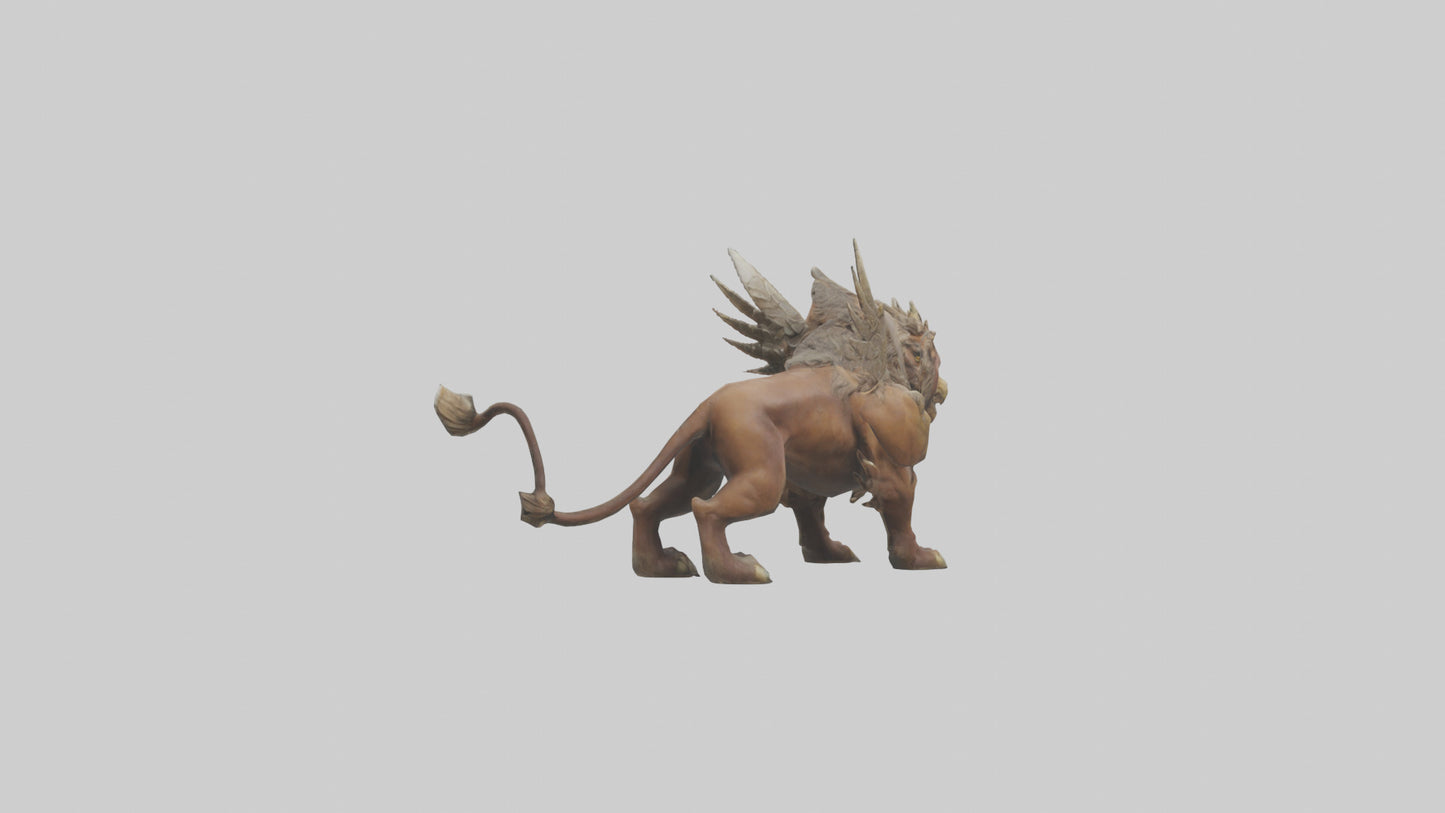 3D model Royal Beast model VR / AR / low-poly