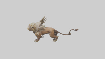 3D model Royal Beast model VR / AR / low-poly