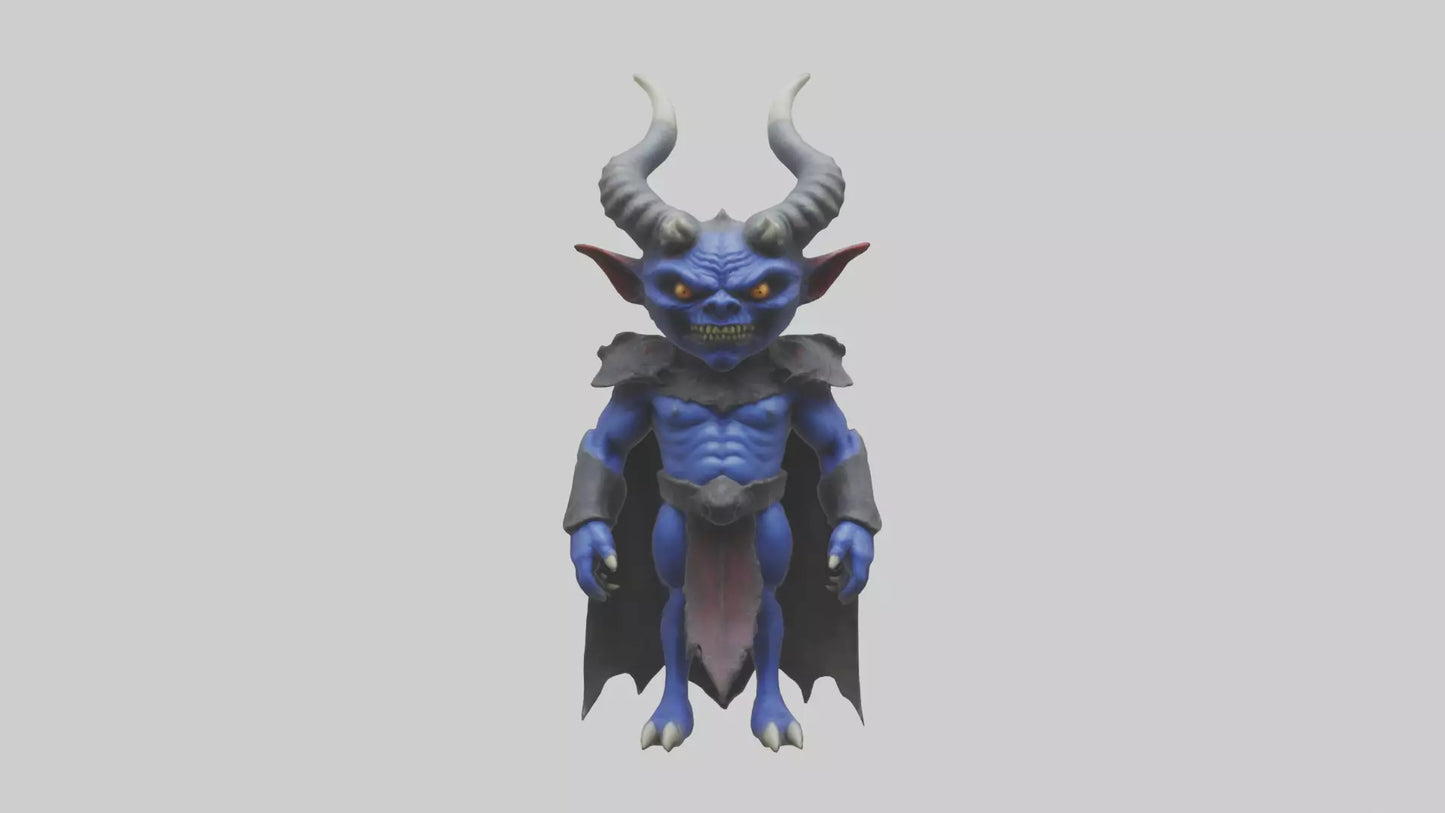 Royal Demon model VR / AR / low-poly
