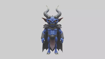 Royal Demon model VR / AR / low-poly