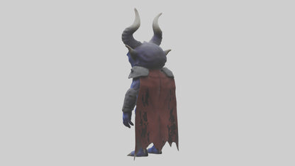 Royal Demon model VR / AR / low-poly