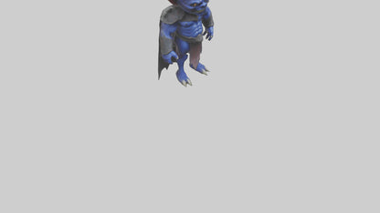 Royal Demon model VR / AR / low-poly