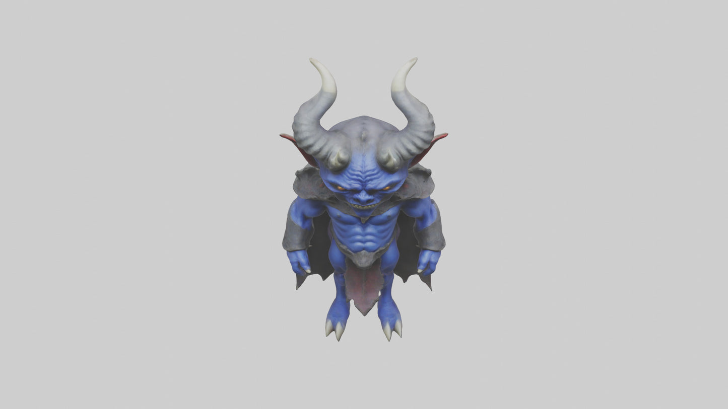 Royal Demon model VR / AR / low-poly