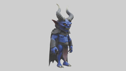 Royal Demon model VR / AR / low-poly