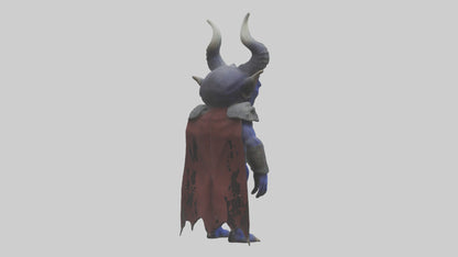 Royal Demon model VR / AR / low-poly