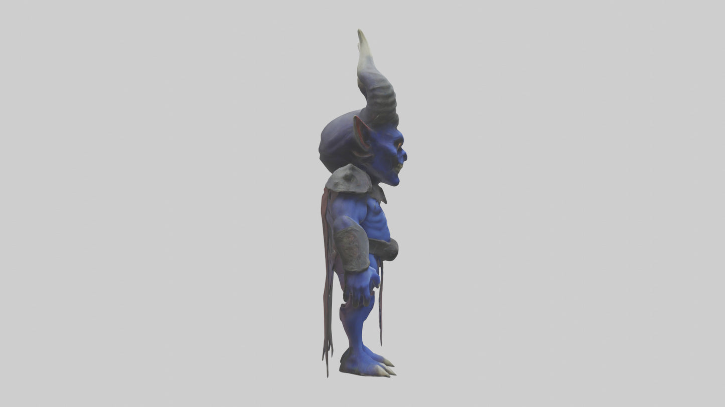 Royal Demon model VR / AR / low-poly
