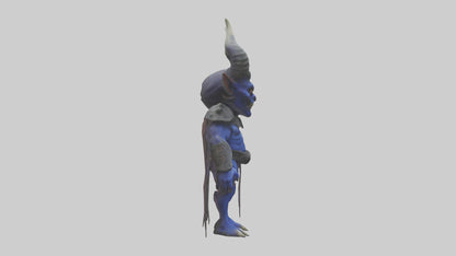 Royal Demon model VR / AR / low-poly