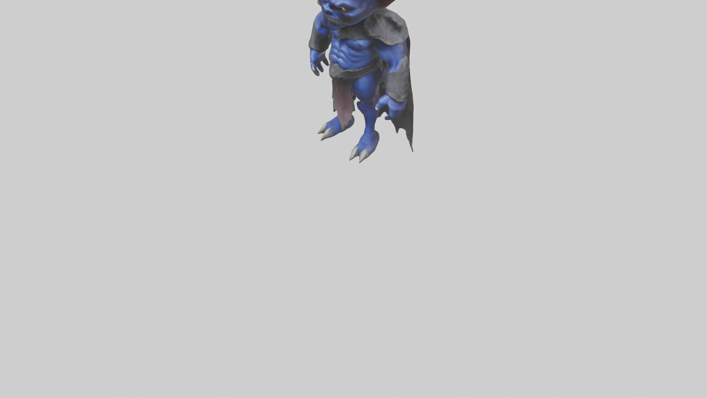 Royal Demon model VR / AR / low-poly