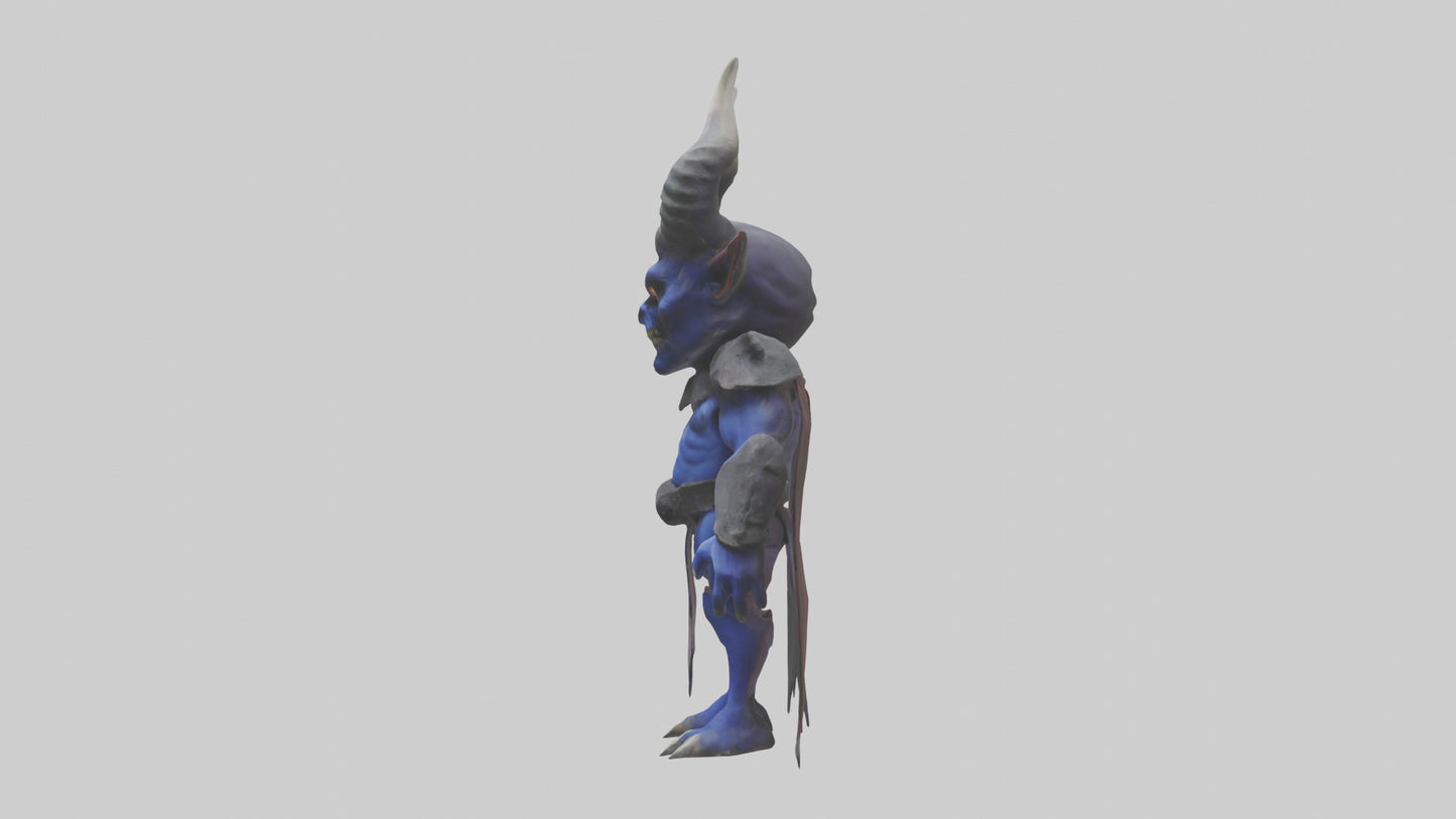 Royal Demon model VR / AR / low-poly