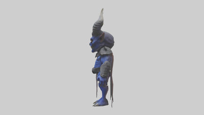 Royal Demon model VR / AR / low-poly