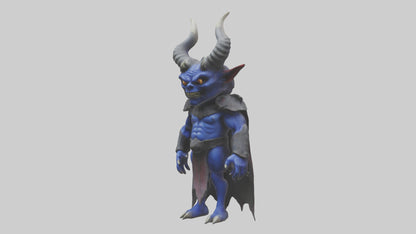 Royal Demon model VR / AR / low-poly