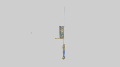 Royal Sword model VR / AR / low-poly