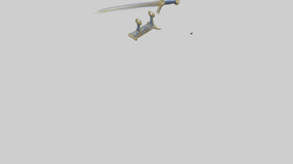 Royal Sword model VR / AR / low-poly