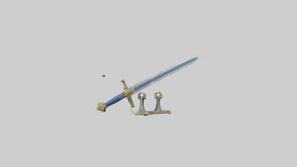 Royal Sword model VR / AR / low-poly