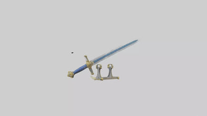 Royal Sword model VR / AR / low-poly