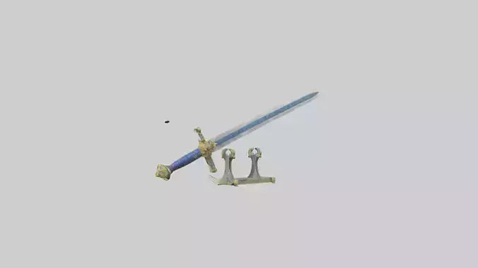 Royal Sword model VR / AR / low-poly