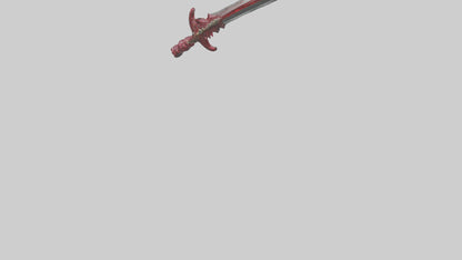 Ruby Dagger model VR / AR / low-poly